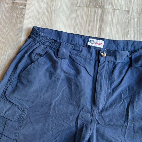 Vintage All American Fisherman Quick Dry Shorts Sizee large 36 / 38 - Picture 2 of 4